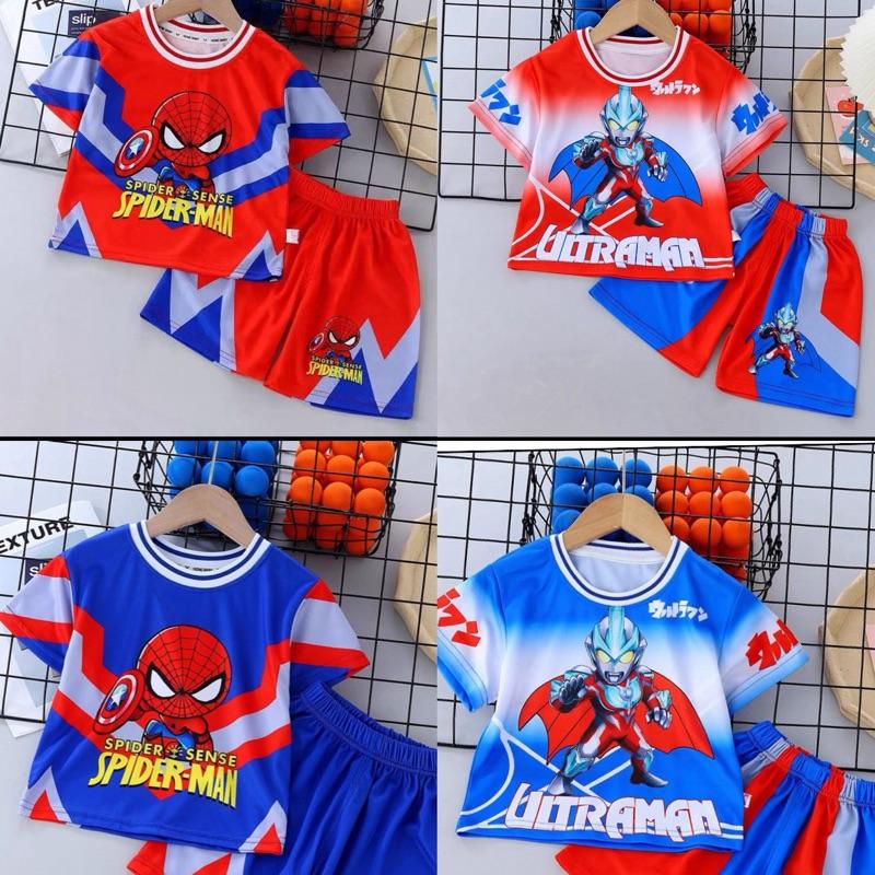 BỘ SIÊU NHÂN NGƯỜI NHỆN  4 bộ -147K dành cho bé trai (8-45kg) Bộ Quần Áo