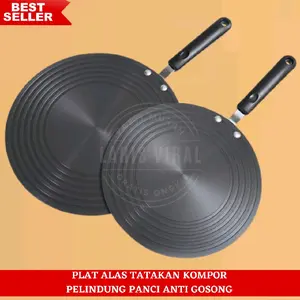 Plat Pelindung Panci Aluminium Penghantar Panas Non konduksi | Plat Alas Panci Anti Gosong Multifungsi | Tatakan Pelindung Panci Panci Kompor Serbaguna | Plat Defrosting Daging Dan Ikan Beku