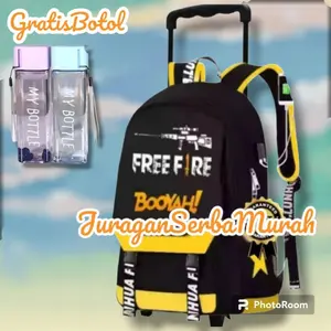 Tas Troli Tas Dorong Anak Laki Laki TK SD Karakter Free Fire Boyah