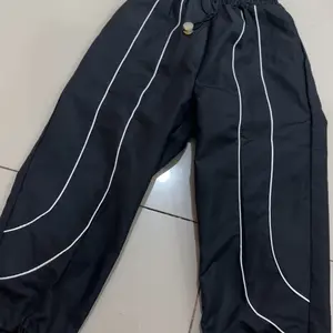 Yameena.Kids Baggy Pants Parachute Celana Panjang Double Stripe Anak Unisex