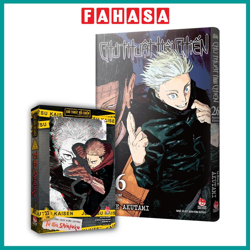 Chú Thuật Hồi Chiến - Tập 26 - Về Phương Nam - Bản Đặc Biệt - Tặng Kèm Bìa Áo PVC + Set Ảnh Hiện Trường 33 Tấm + Hộp Đựng - Truyện Tranh