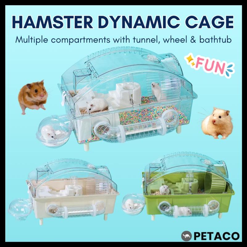 Hamster Dynamic Cage Full Set Hamster cage Sangkar hamster hamster ... - Dynamic Hamster Hidehouses On Bubble Windows Innovation