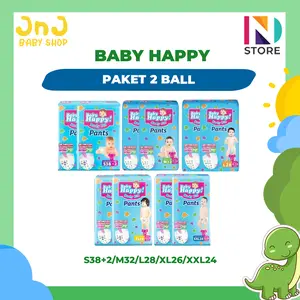 [PAKET 2 BALL] BABY HAPPY PANTS S38+2/M32/L28/XL26/XXL24/L42