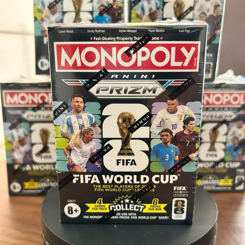 Panini Prizm FIFA World Cup Monopoly Trading Cards Box Sealed