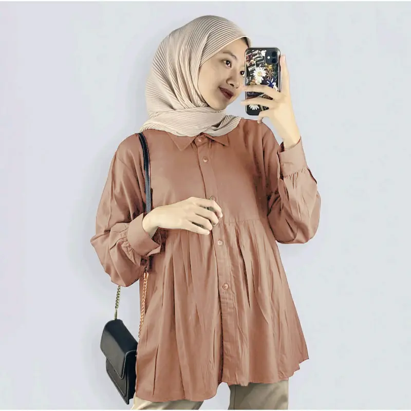 KHANZA BLOUSE / BAHAN RAYON 4