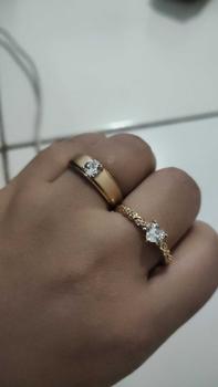 Product Review of [ Beli 2 Produk Apapun Gratis 1 ] La Vienne -  Odette - Cincin Titanium Wanita Anti Karat Aesthetic - Perhiasan Elegan Cantik Mewah Simple Rings from Y**4 0