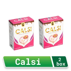 Calsi Pelancar Asi Rasa Coklat - 200gram [ Paket 2 Box ]