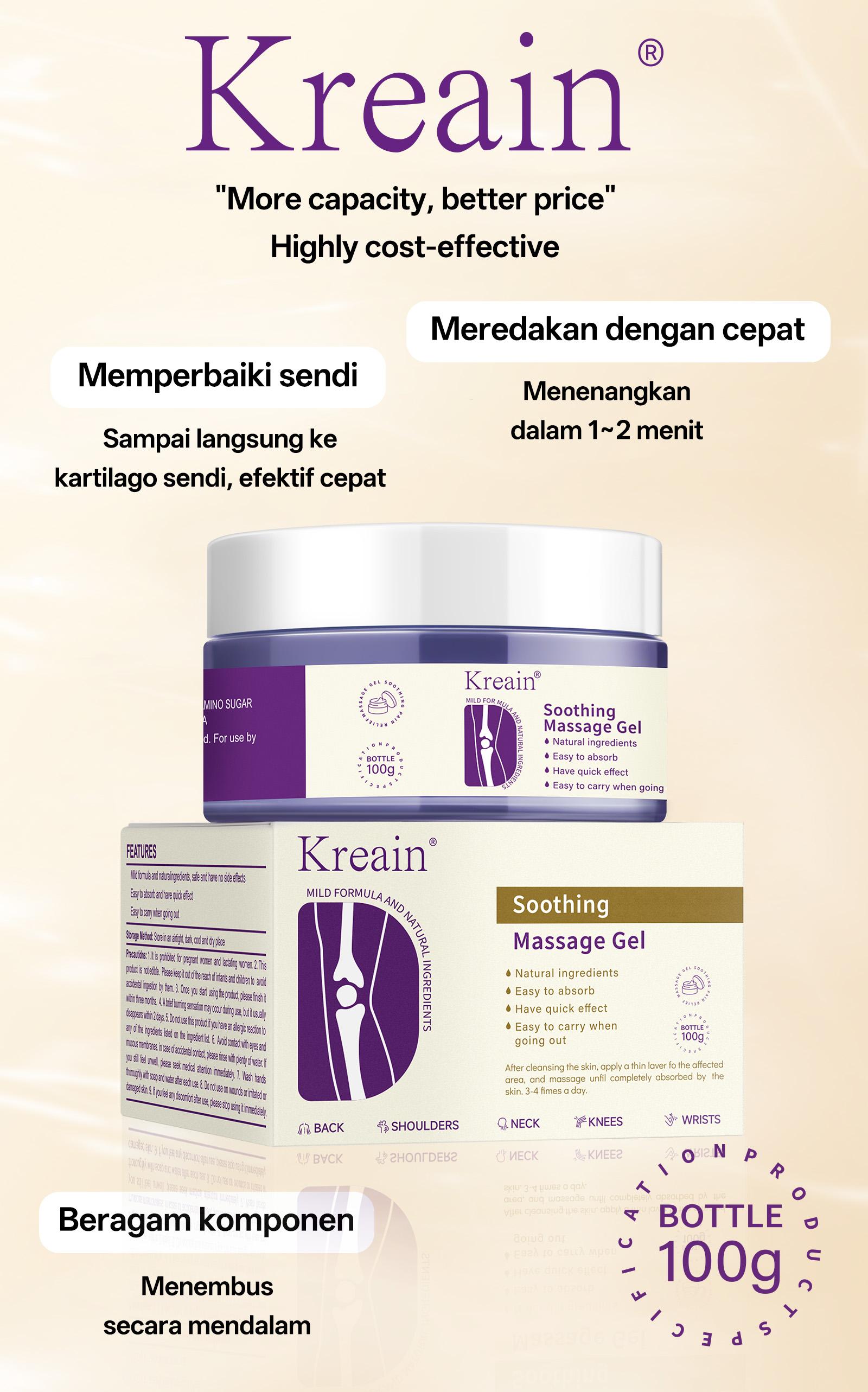 (BISA COD) 100g/50g Kreain Krim Kolagen Sendi Menenangkan Nyeri Tulang Sendi Krim Perbaikan Koreksi Deformasi