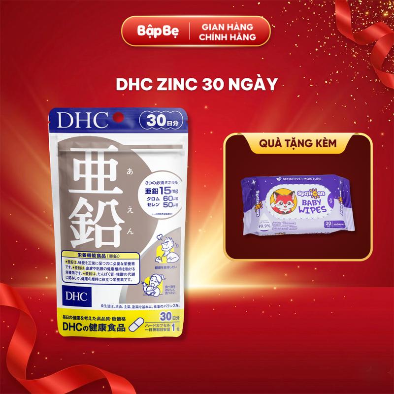 DHC Zinc 30 Ngày Nhật Bản – Viên uống bổ sung Kẽm