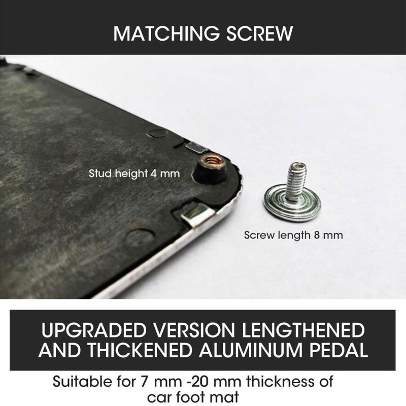 Product Introduction of Universal Car Floor Mat Stainless Steel Car Wear-resistant Pedal Thickened Pedal Board Main Cab Metal Repair Protective Foot Mat 35