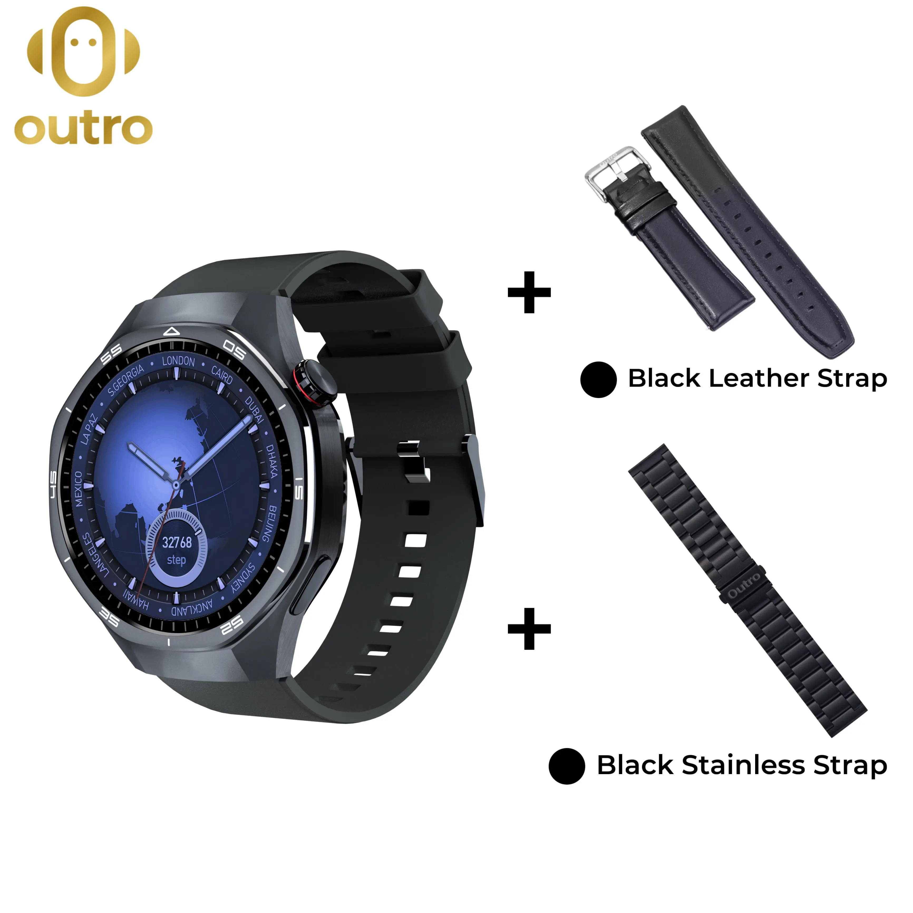 Hitam + Rantai + Kulit