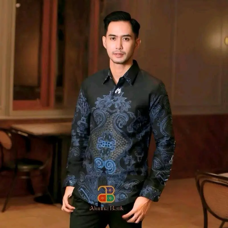 Kemeja Batik Terbaru Kekinian Lengan Panjang Premium Size M L XL XXL Batik Printing Pekalongan Pria arkanza 0