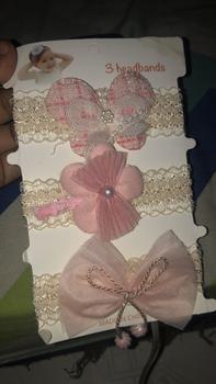 Product Review of Bandana Anak/Bayi 1set 3pcs Headband Korea/Bando Korea Import/Bando Korea from s**a 0