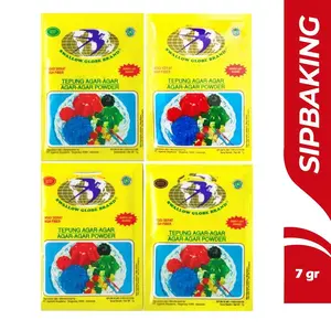 Agar Agar Swallow Globe Varian Merah Putih Hijau Coklat 7 gr