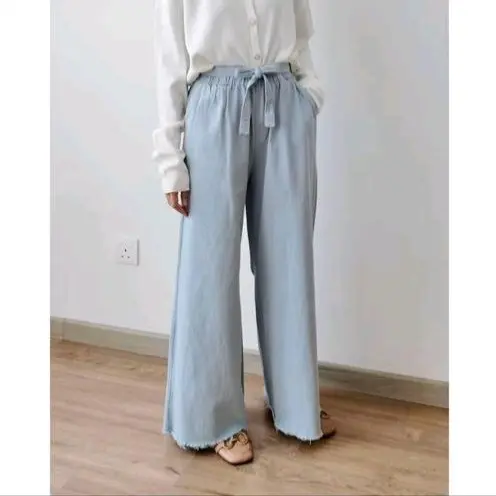 De Yanty BULU COTTON DENIM SOFT TIE FRONT CASUAL Bottom