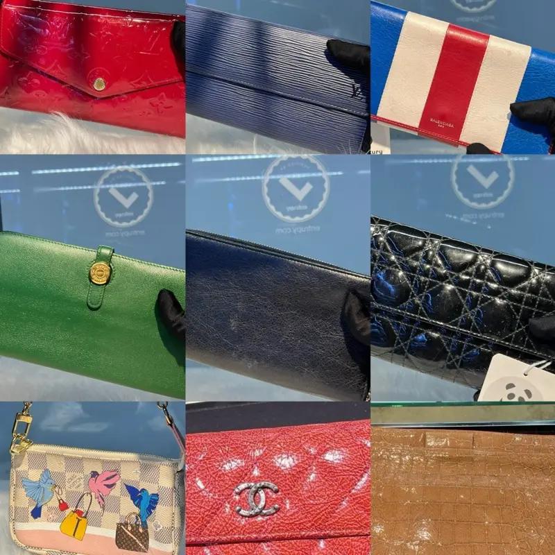 (Preloved) (Variant) LV, Balenciaga,Hermes,Dior,Chanel Long Wallet
