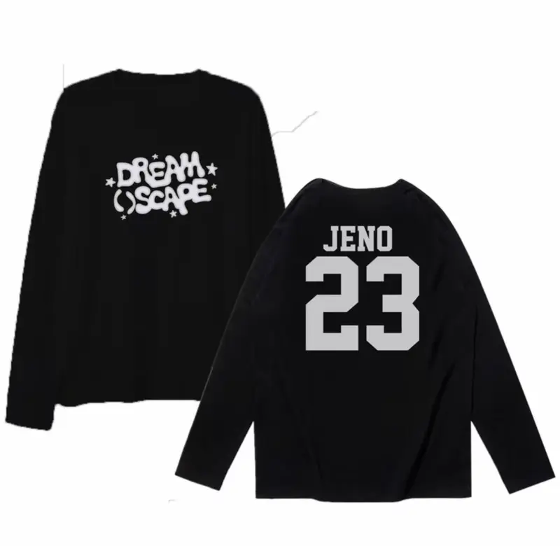Kaos Lengan Panjang Nct Dream Escape Nama Nomor Atasan Wanita & Pria Kaos Katun Cotton COmbed 30s 3