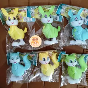 Daebak Mainan Tupai Kelinci Putar Bergerak Melompat Lucu