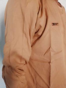 Product Review of Atasan Wanita Rayon Twill premium Panjang Baju Dewasa All size  muat sampe BB 70  Nyaman Lembut Kancing Kain Formal High Hitam from k** a**a 0