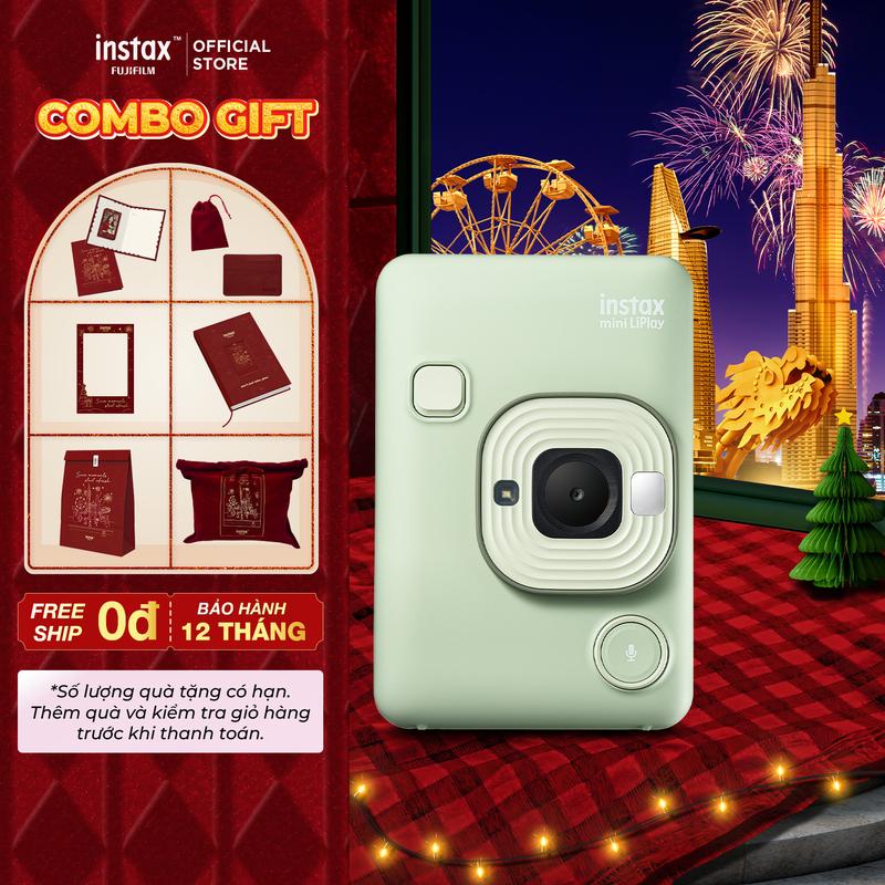 Máy Ảnh Chụp Lấy Liền Instax Fujifilm Mini Liplay 2 - Bảo Hành 1 Năm Tặng Kèm Film Mini Instax