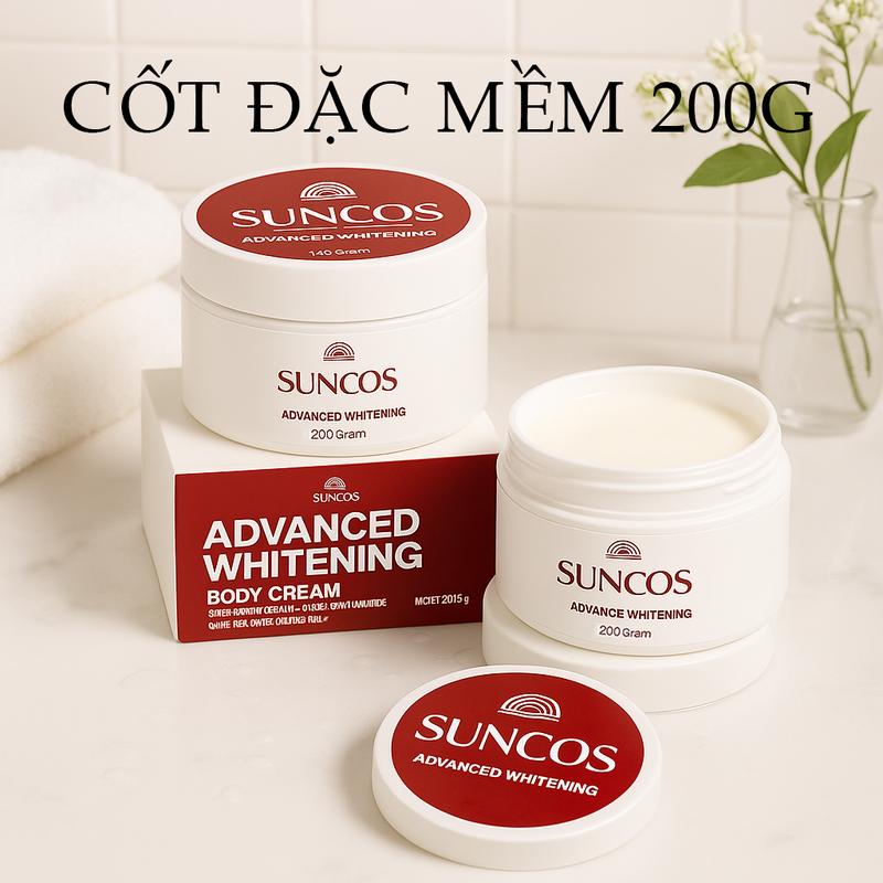 KEM CỐT ĐẶC MỀM 200G hỗ trợ dưỡng trắng BODY, cấp ẩm làm trắng