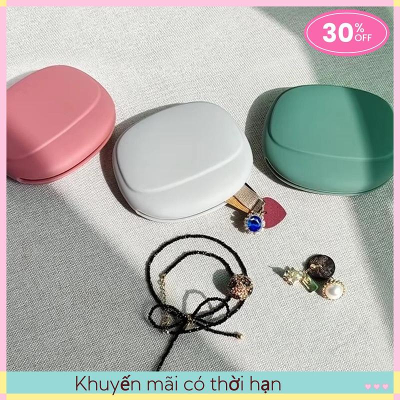 Home Grocery Mới Silicon Hộp lưu trữ tai nghe Đĩa U mini Hộp đựng tai nghe Dễ thương Di động Hộp lưu trữ Du lịch