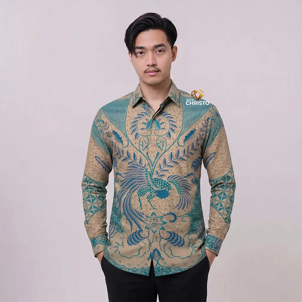 Kemeja Batik Pria Slimfit Premium Christo CHR 0248
