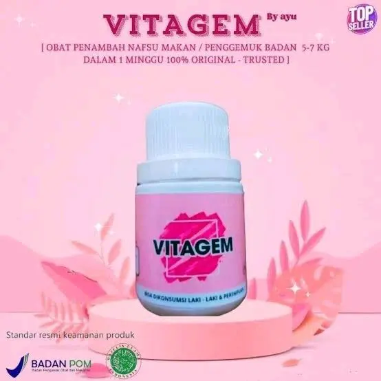 VITAGEM by ayu bpom suplemen kesehatan ORIGINAL