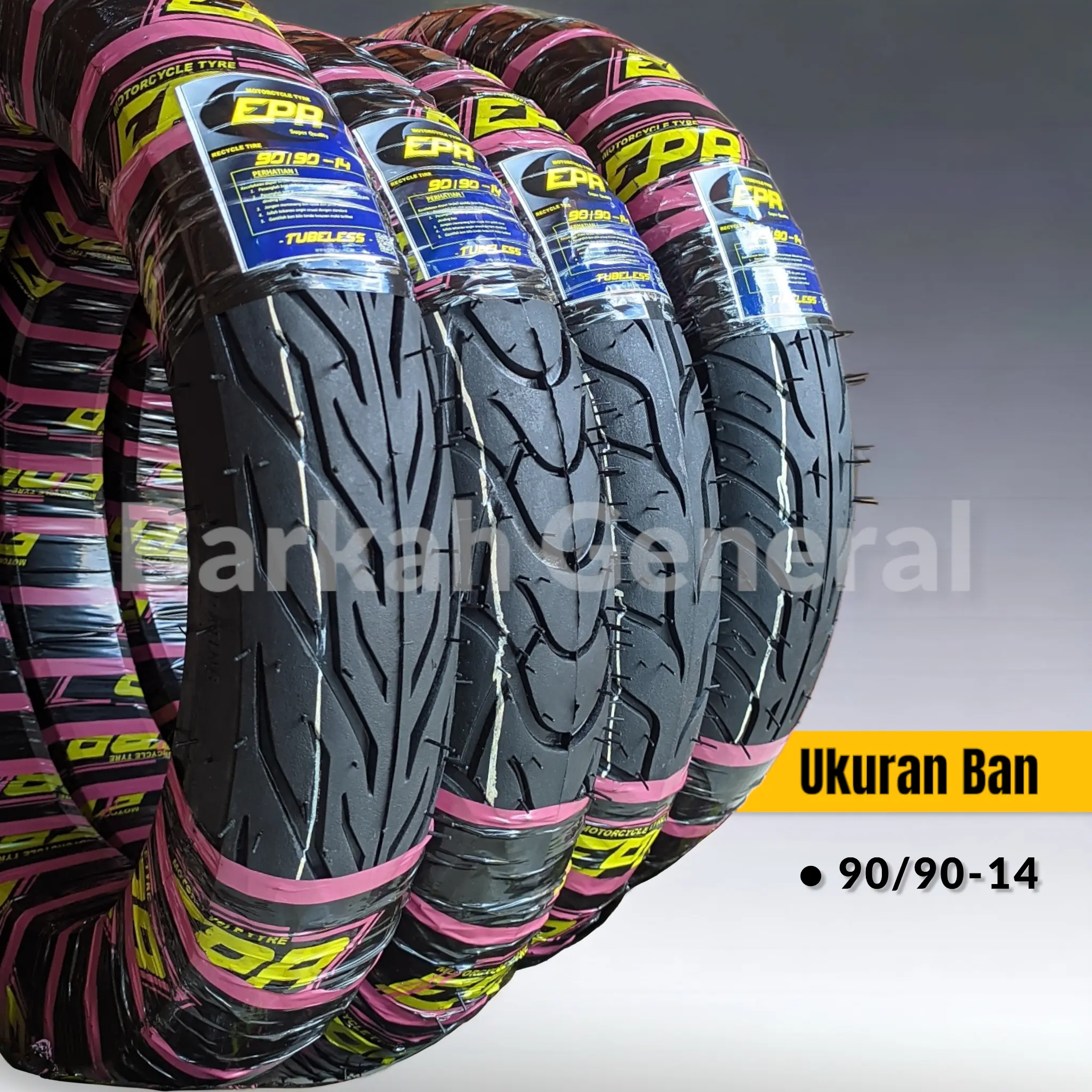 Ban Motor Matic Tubeless Ukuran 90/90-14 Cocok Dipasang Motor Beat Vario Scoopy X-Ride Mio Nex Genio Spacy DLL Accessories