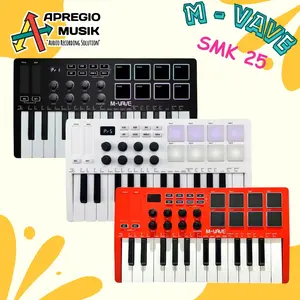 M-VAVE MVAVE SMK 25 SMK25 Midi Keyboard Controller 25 Keys