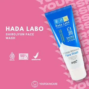 Hada Labo Shirojyun Ultimate Whitening Face Wash 100gr