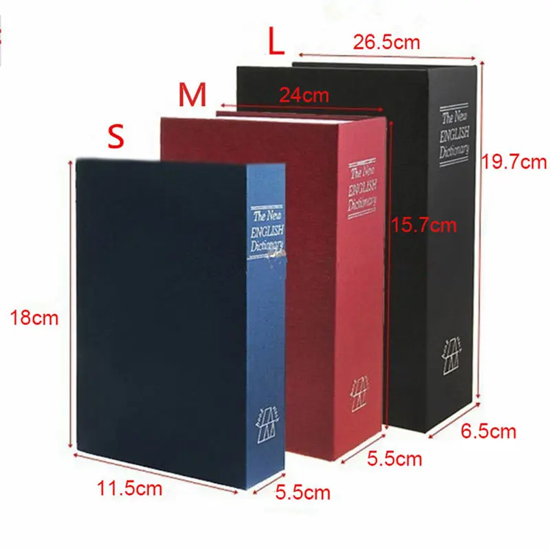 Brankas Bentuk Buku Kamus Kunci Manual Ukuran L - Brankas Buku - Brankas Bentuk Kamus - Brankas Kamus - Storage Box - Safe Deposit Box - Kotak Penyimpanan - Cash Box 6