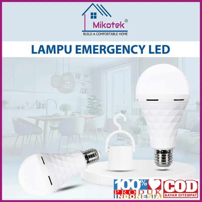 Lampu Bohlam Led Emergency Mikotek / Emergecy Led AC/DC Magic Lamp 0