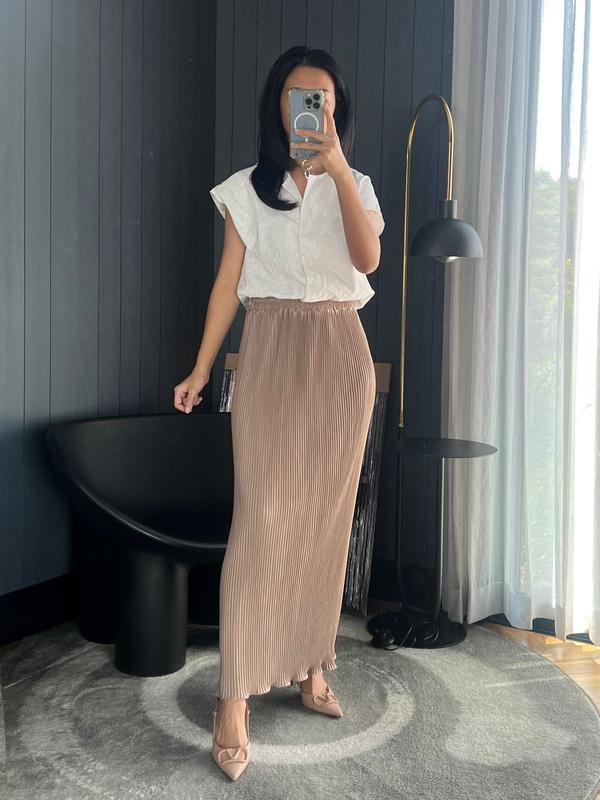 Rok Plisket Span Wavy / Rok Plisket Hyget Premium / Rok Plisket Panjang 3