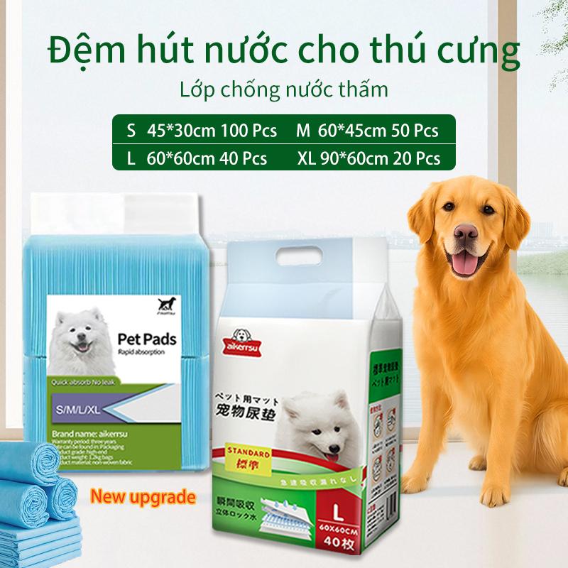 Chó mèo tã pad một lần tã pad dày khử mùi giấy thấm nước đái không ướt pad nuôi…