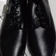 Sepatu Docmart Pria Formal Kulit Low Boots Pantofel Kerja Casual Hitam Pria