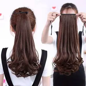 BESS COLLECTION Ponytail Curly Rambut Palsu T924