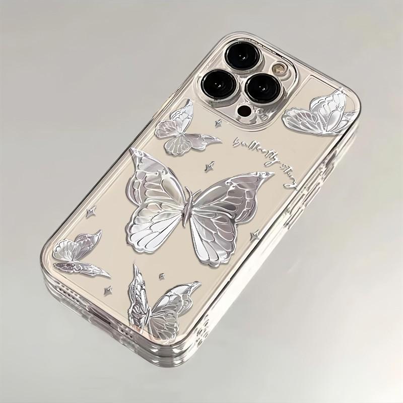  Ốp Điện Thoại Cho Iphone 11 7   8Plus   Xr   Xs   12   13   14   15pro Max Đơn Giản Nhưng Tinh Tế Ốp Mềm Di Động Chống Sốc Mặt Lưng Ngược Ốp Trong Suốt Được Làm Bằng Chất Liệu TPU 