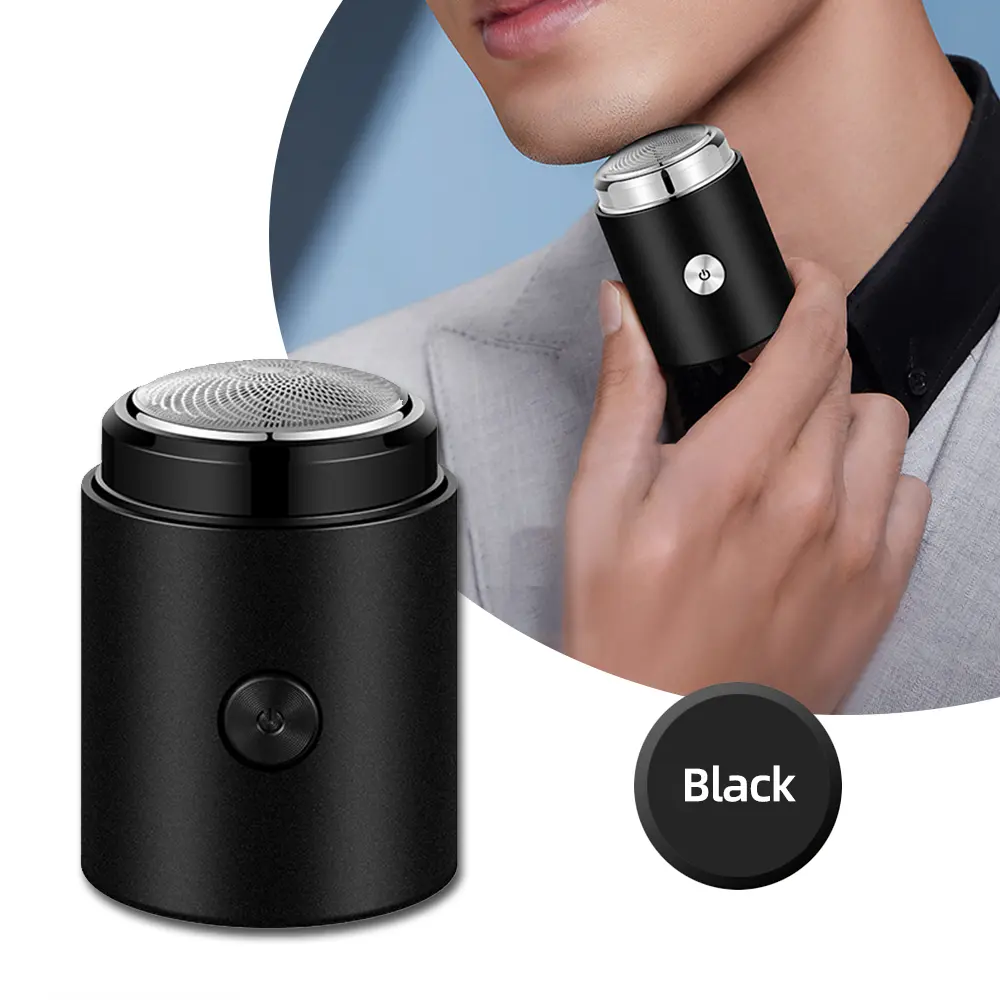 JILILAI Alat Cukur Kumis Elektrik Mini Portabel Trimmer Shaver 5V - JLLO51 - Black