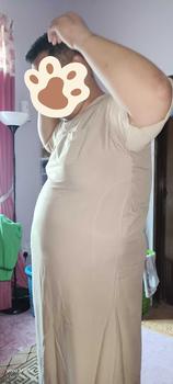 Product Review of 🌷 Jubah Lengan Pendek Kolar Bulat Lelaki ! Satu Button ! Material Como crepe (Size S TO 7XL) from ᥫ**᭡ 2