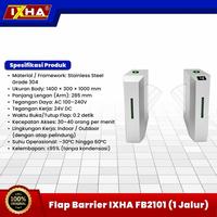 Gambar flap barrier 1 lane / 1 jalur ( 2 flap) IXHA FB 2101 - Flap Barrier Only dari Barrier Gate ID Kota Bekasi 3 Tokopedia