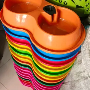 cepuk double dispenser tempat makan dan minum hewan