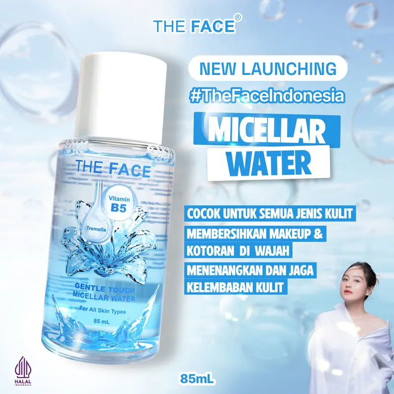[ NEW LAUNCHING ] THE FACE Micellar Water 85ml With Tremella Fuciformis - Pembersih Wajah dan Makeup 0
