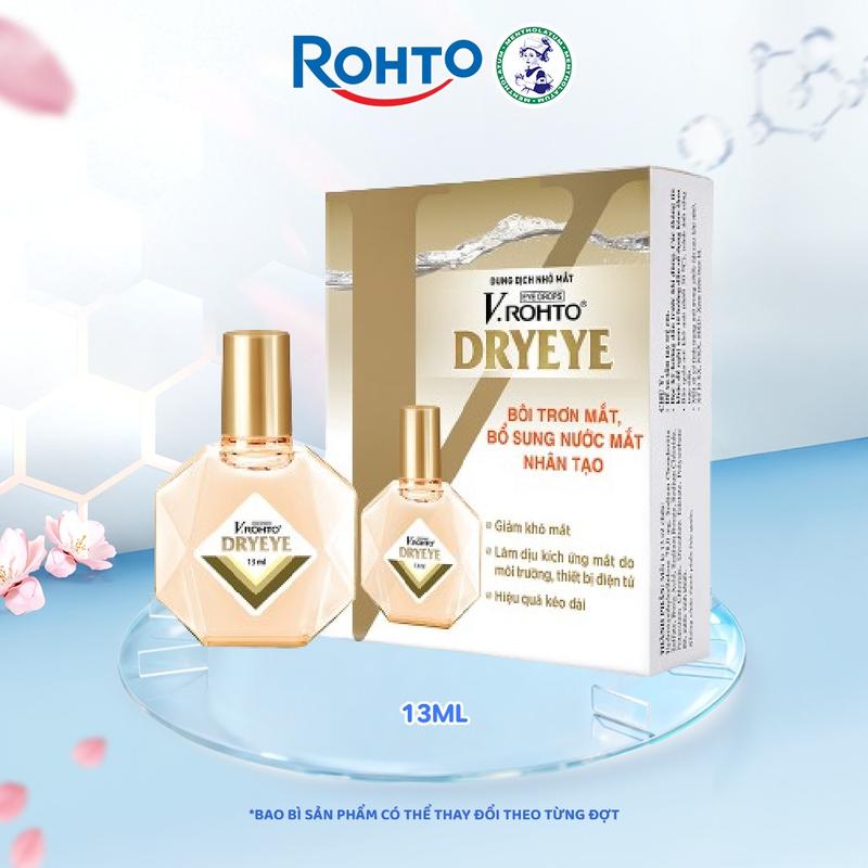  Dung dịch nhỏ mắt bổ sung nước mắt nhân tạo V.Rohto DryEye 13ml 