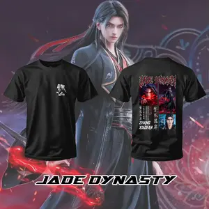 XIAOXIAO - Kaos Donghua Jade Dynasty Xiao Fan Bahan nyaman Keren Baju Pendek Motif Sablon oblong cowok santai berkualitas Kaos Distro Kaos Anime Cotton Combed 24s Unisex Pria Wanita