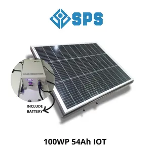 Solar Panel SPS 80WP/100WP Tenaga Matahari 12V 54AH IOT Lithium Battery