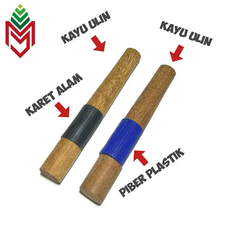 Bangjm Klem Dalam Pipa Egrek Anti Slip Bahan kayu Ulin 2
