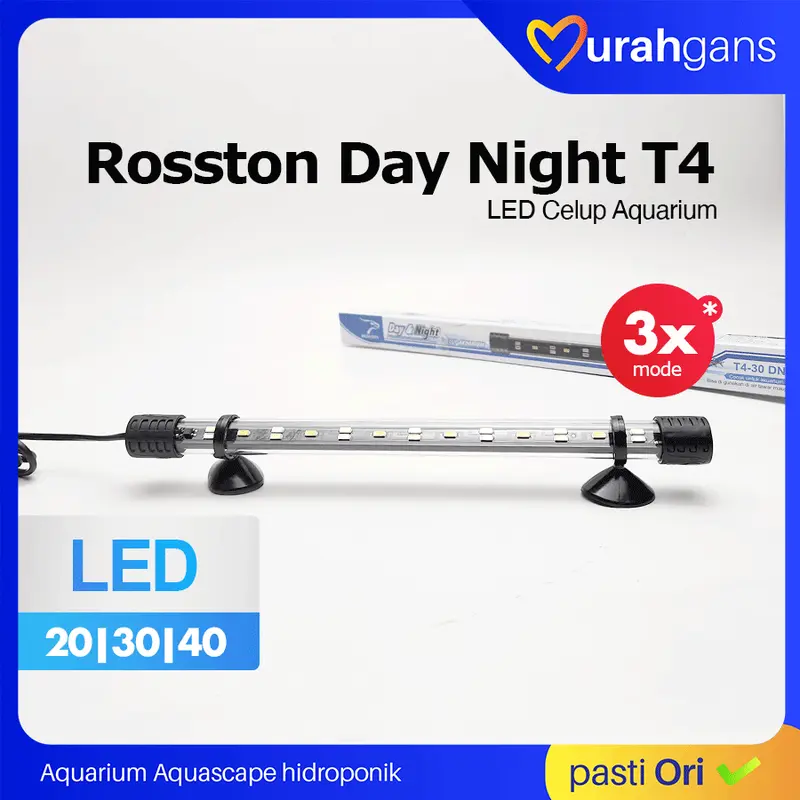 Lampu Aquarium ROSSTON DAY AND NIGHT 20 30 40 50 60 Rosston DN 2