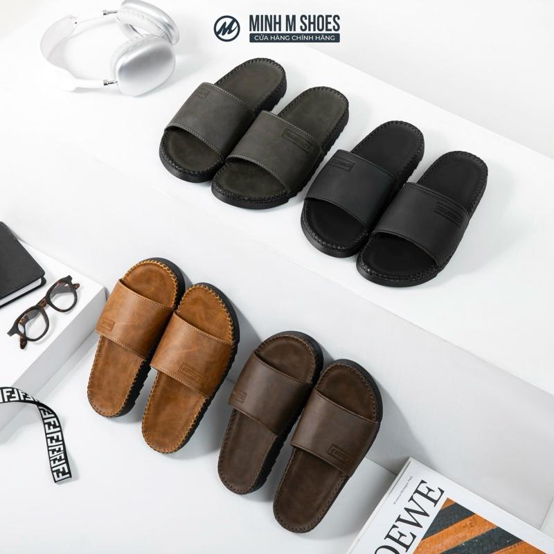 [ Bản Khâu Đế ] - Dép Nam Doctor Da Cao Cấp, Đế Cao Su Nhẹ, Êm Quai Bản Logo HDLUXURY Thời Trang DéP