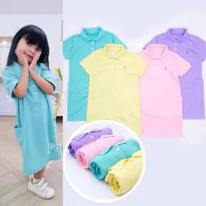 Dress polo anak perempuan usia 2 s.d 6 tahun (M-1160)